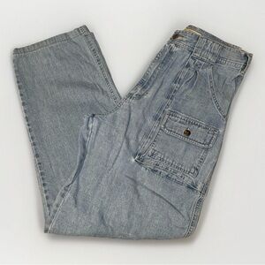 Cabelas 7 Pocket Hiker Vintage Cotton Cargo Jeans, Size 12